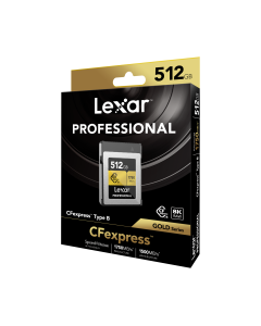 Lexar CFexpress PRO Type B Gold series 512GB - R1750/W1500MB/s