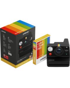Polaroid Now+ Gen 3 zwart + Color Film bundel (8 foto's)