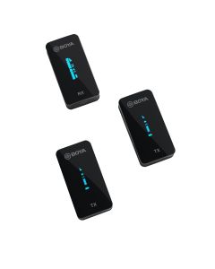 Boya BY-XM6-S2 Wireless Microphone 2.4 Ghz 2 transmitter 1 receiver