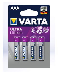 Varta AAAA 4 pak lithium