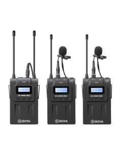 Boya BY-WM8 PRO K2 UHF draadloze micophone kit 2TX+1RX