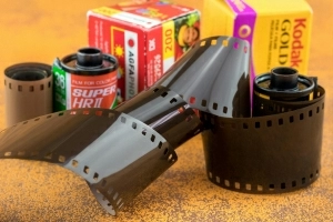 Je analoge film rol afdrukken