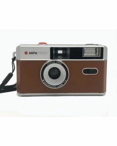Agfa fotocamera analoog 35mm bruin