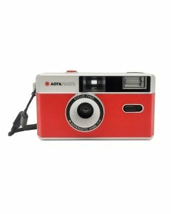 Agfa fotocamera analoog 35mm oranje