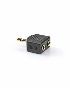 Nedis audio adapter 3,5mm male / 2x 3,5mm female
