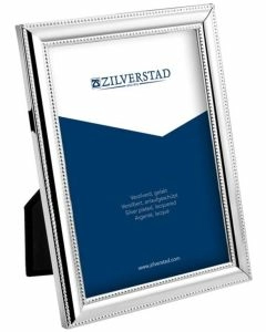 Silverplated dubbele parel 10x15cm 32147