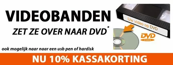 Videobanden overzetten naar DVD NEBO Den Haag