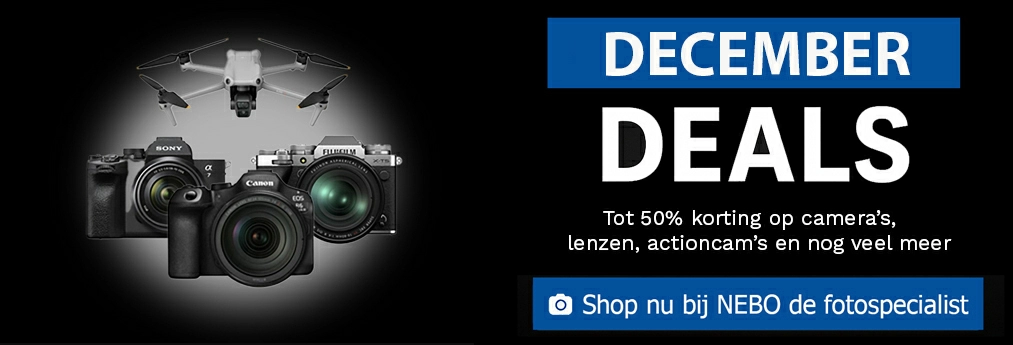 Profiteer van spectaculaire Black Friday aanbiedingen bij NEBO! Scoor camera’s, lenzen, accessoires en meer met hoge kortingen. Mis het niet! Black Friday Deals 2025 | gigantische Kortingen bij NEBO de fotospecialist