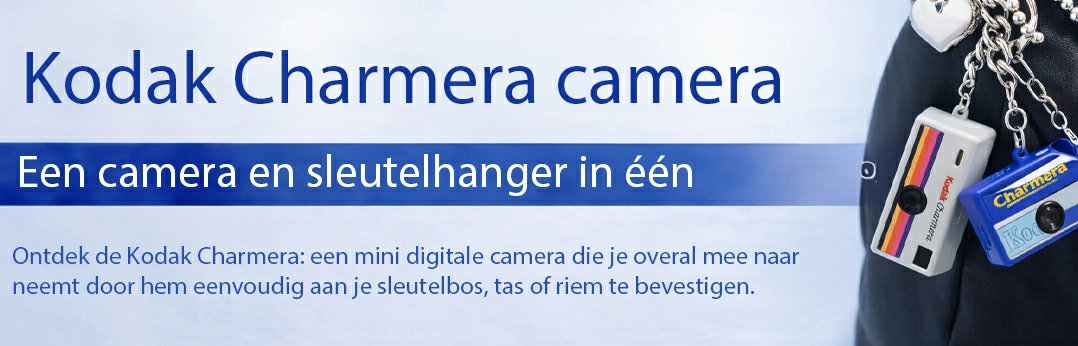 Ontdek de Kodak Charmera camera: compact, gebruiksvriendelijk en perfect voor scherpe foto’s. Bestel vandaag bij NEBO de fotospecialist en leg elk moment moeiteloos vast!” Kodak Charmera Camera kopen? Ontdek waarom deze camera perfect is voor jou | NEBO de fotospecialist