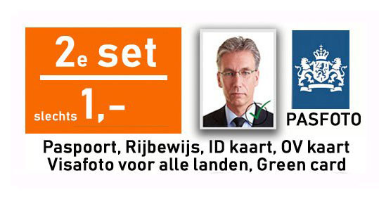 Officiële pasfoto maken rijbewijs en paspoort