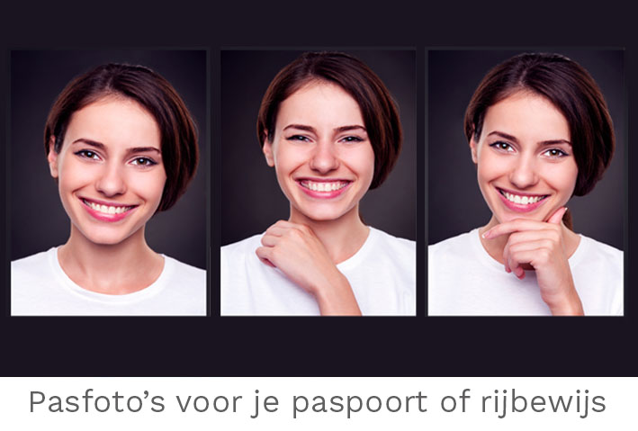 Pasfoto's laten maken voor je paspoort of rijbewijs Pasfoto's laten maken voor je paspoort of rijbewijs