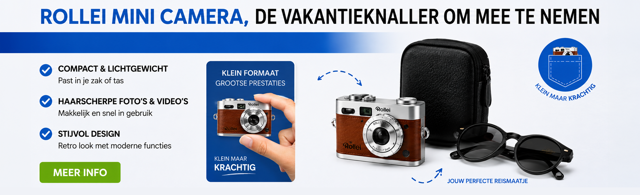 Rollei Mini Camera kopen? | Compacte retro camera | NEBO de fotospecialist