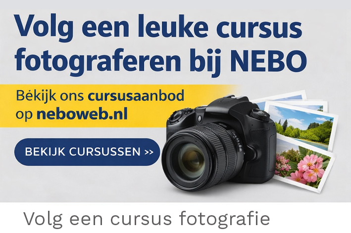 Cursus fotografie volgen Cursus fotografie volgen - NEBO de fotospecialist